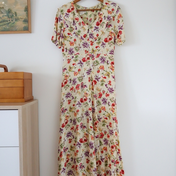 Vintage Susan Bristol Floral Maxi Dress - Picture 2 of 4